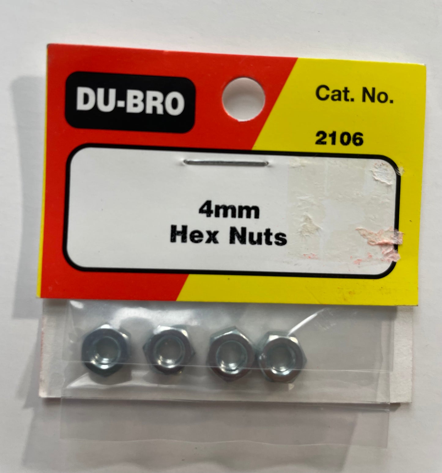 Du-Bro 4mm Hex Nuts (4 pc) #2106