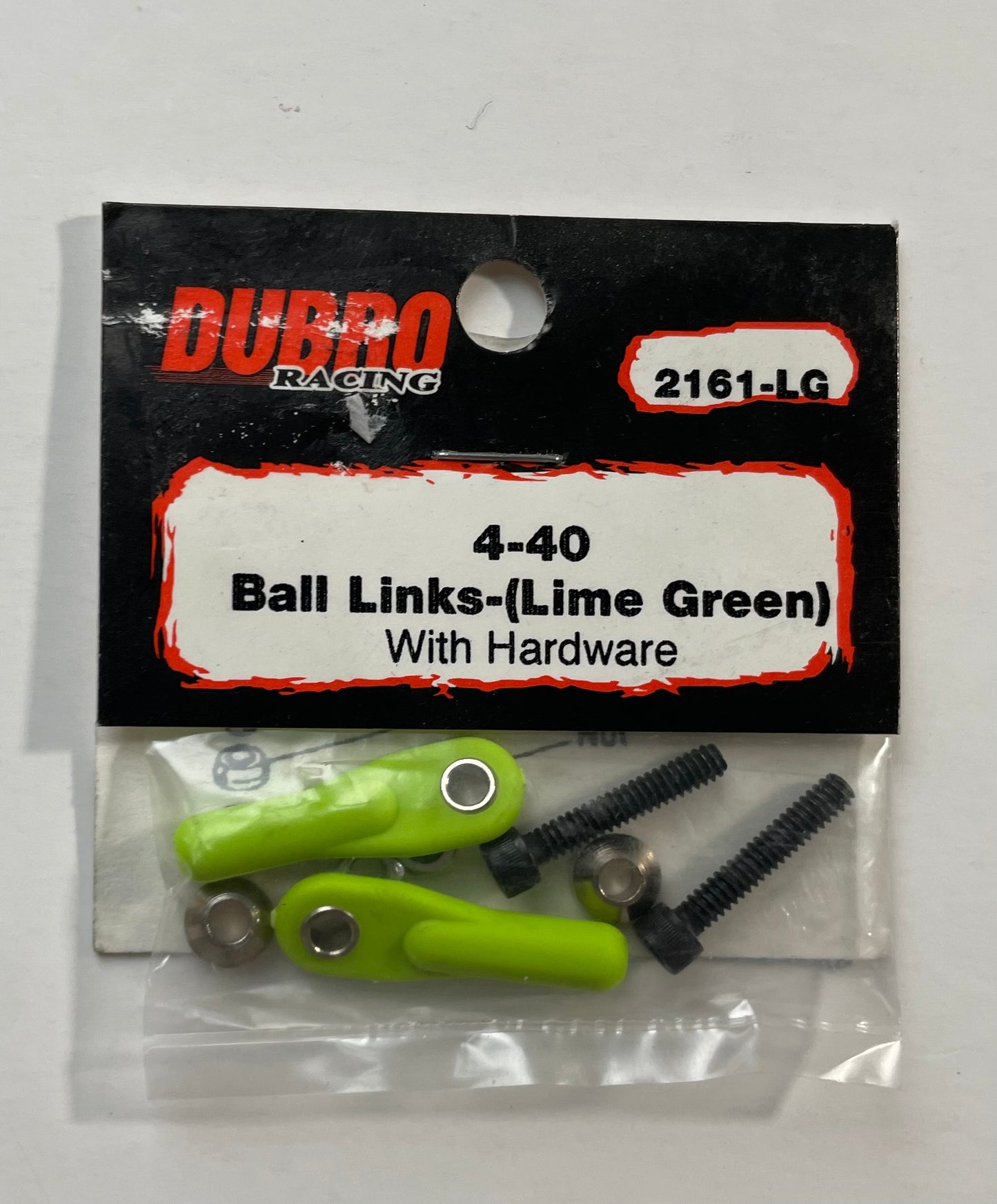 Du-Bro Lime Green 4-40 Ball Links #2161-LG