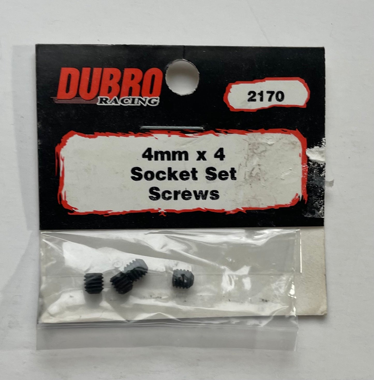 Du-Bro 4mm x 4 Socket Set Screws #2170