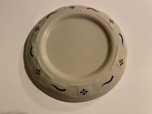 Longaberger Woven Traditions Blue Candle Plate