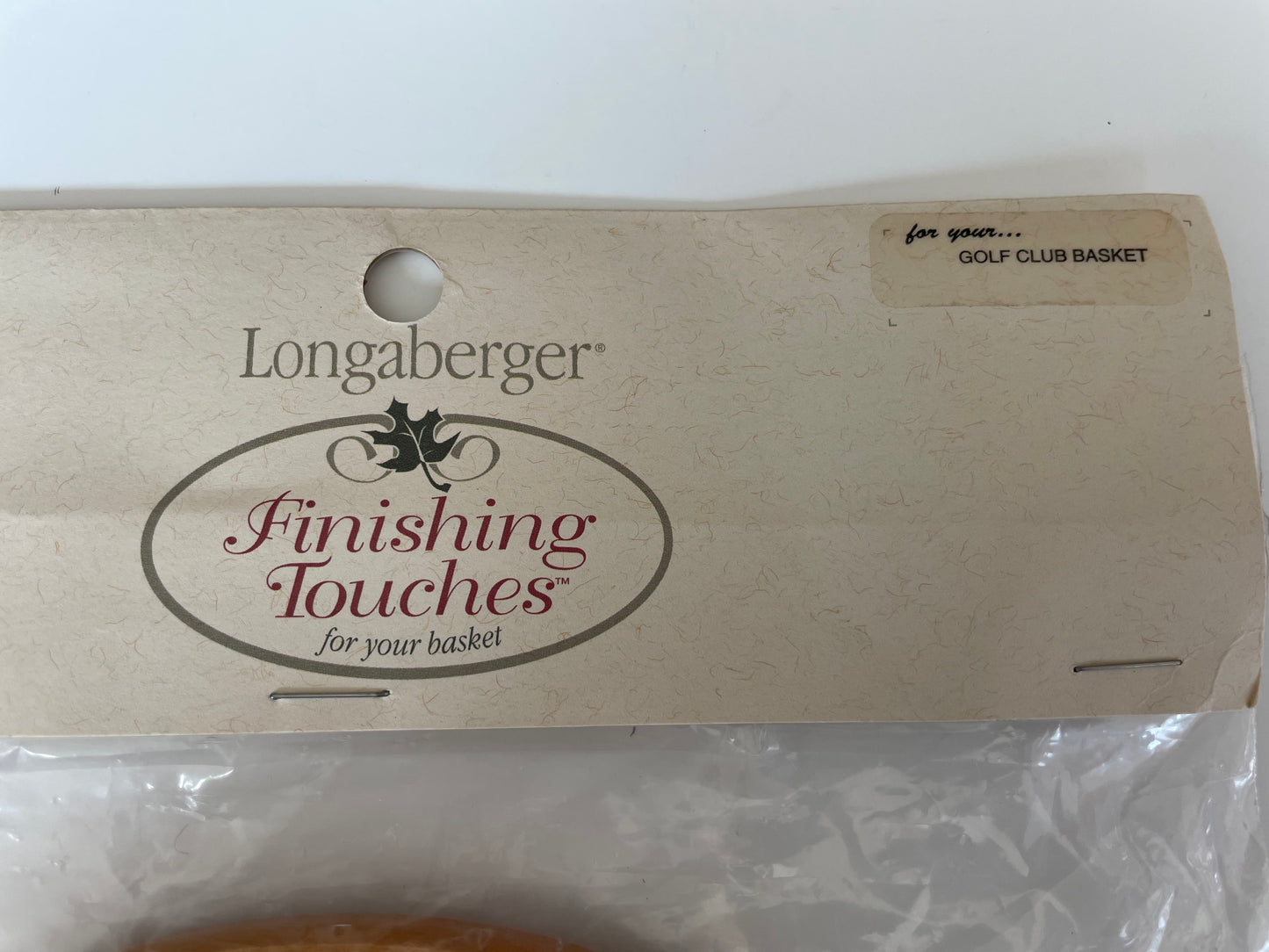 Longaberger 2000 Golf Club Basket Lid - NIB