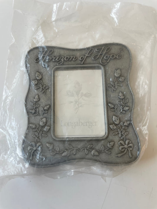 Longaberger Horizon of Hope Pewter Frame