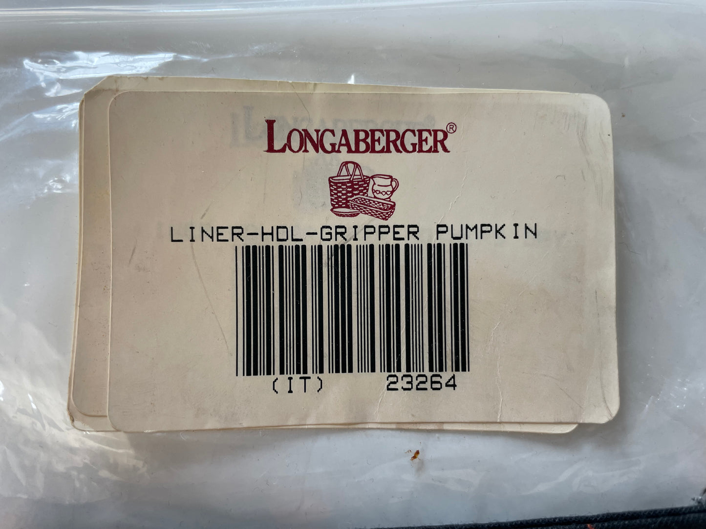 Longaberger Pumpkin Handle Gripper - NIB - #23264