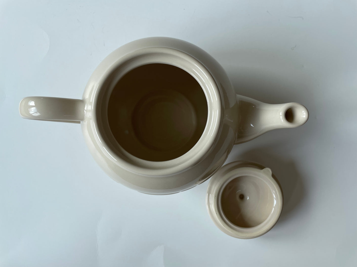 Longaberger Woven Traditions Ivory Teapot w/Sugar Bowl and Creamer