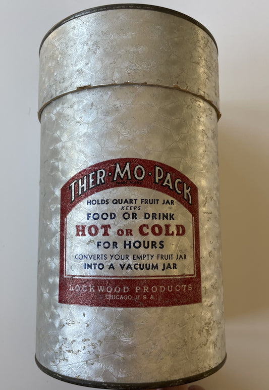 Vintage Ther Mo Pack Cannister by Lockwood Products Chicago