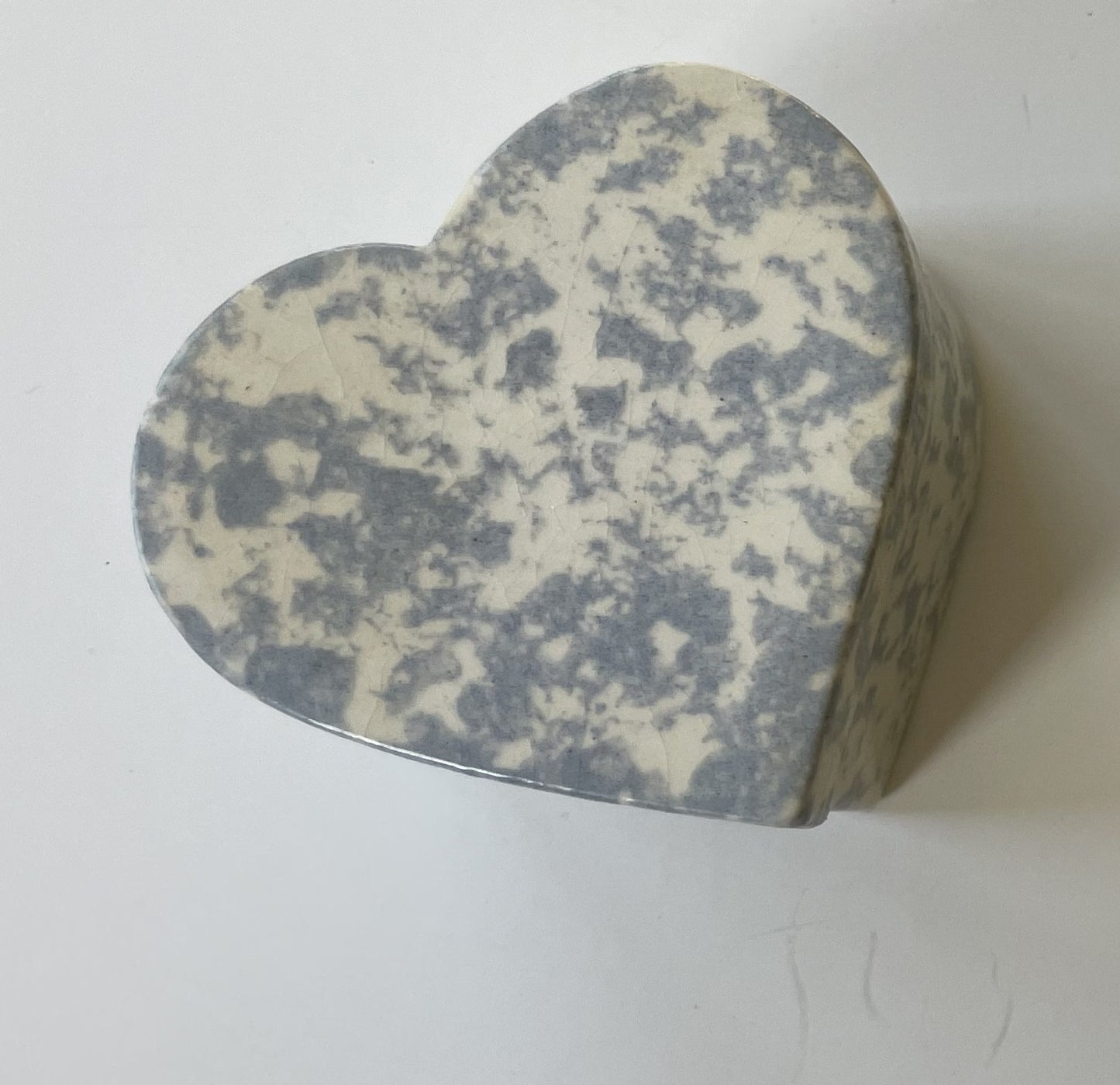 Spongeware Heart Trinket Box