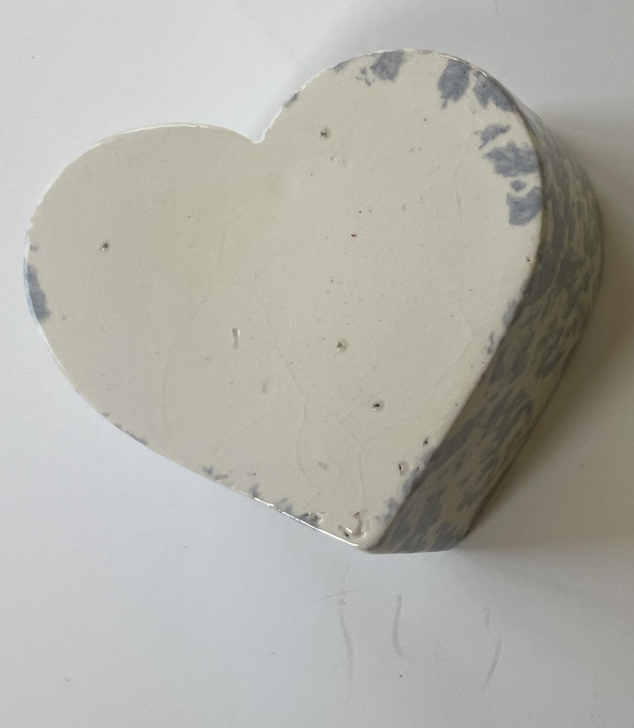 Spongeware Heart Trinket Box