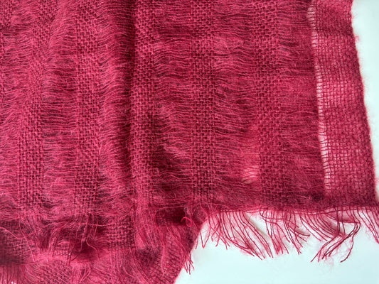 Vintage Desco Burgundy Scarf 100% Acrylic