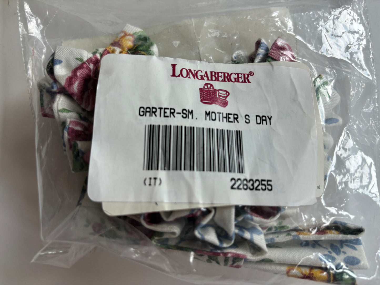 Longaberger Small Garter Mother's Day - NIB - #2263255