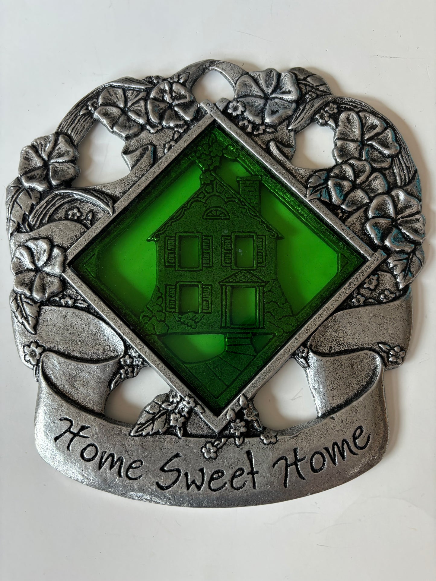 Pewter "Home Sweet Home" Wall Decoration