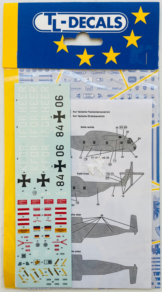 TL German and Austrian Helicopter Decals #1270-E