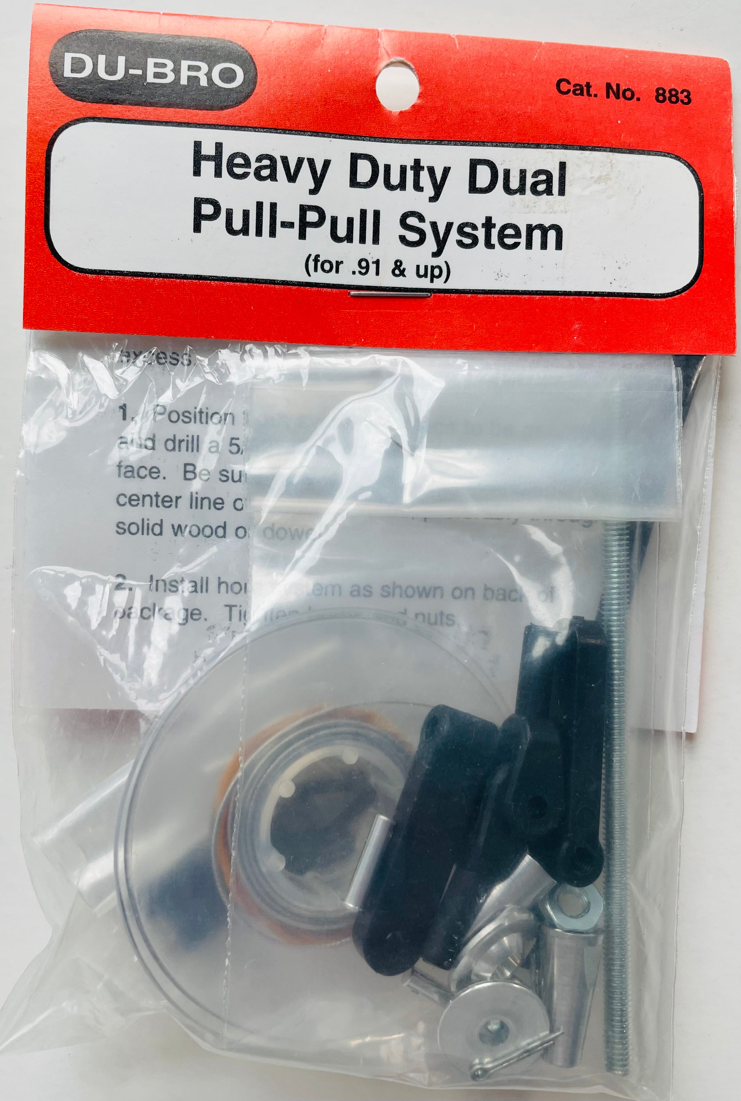 Du-Bro Heavy Duty Dual Pull-Pull System (for .91 & up) #883 – Comella's ...