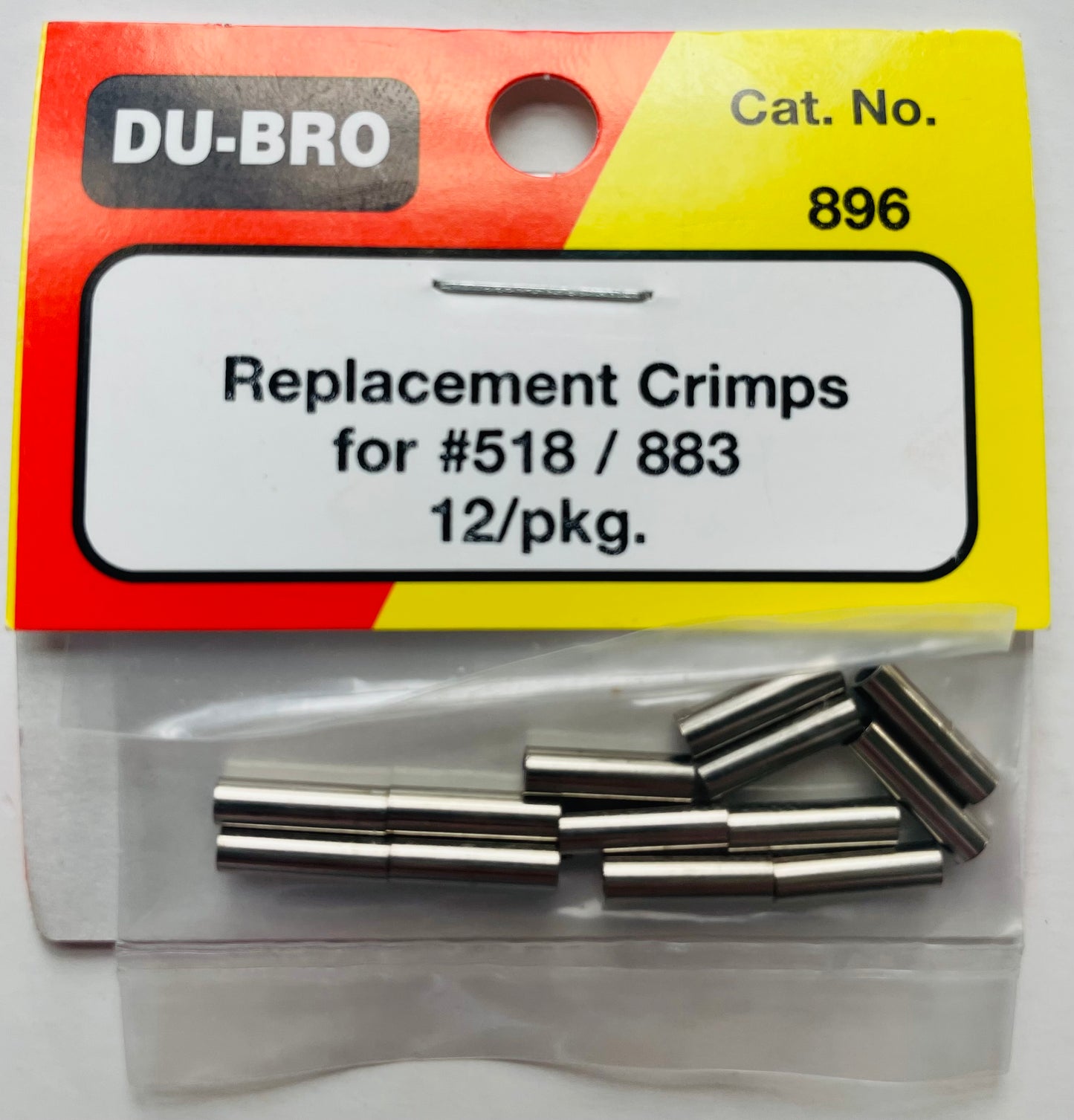 Du-Bro Replacement Crimps for #518/883 (12/pkg) #896