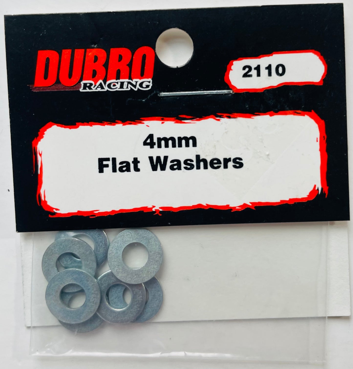 Du-Bro 4mm Flat Washers #2110