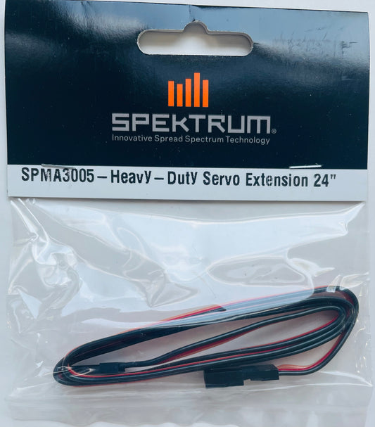 Spektrum Heavy Duty Servo Extension 24" #SPMA3005