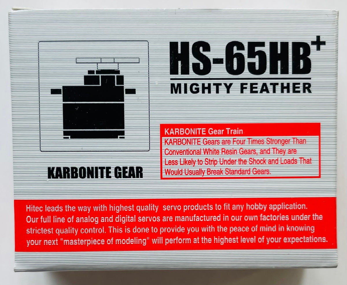 Hitec HS-65HB+ Mighty Karbonite Feather Servo #33065