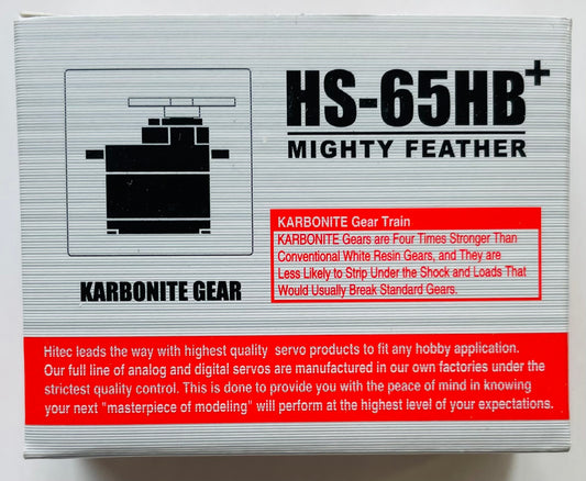 Hitec HS-65HB+ Mighty Karbonite Feather Servo #33065