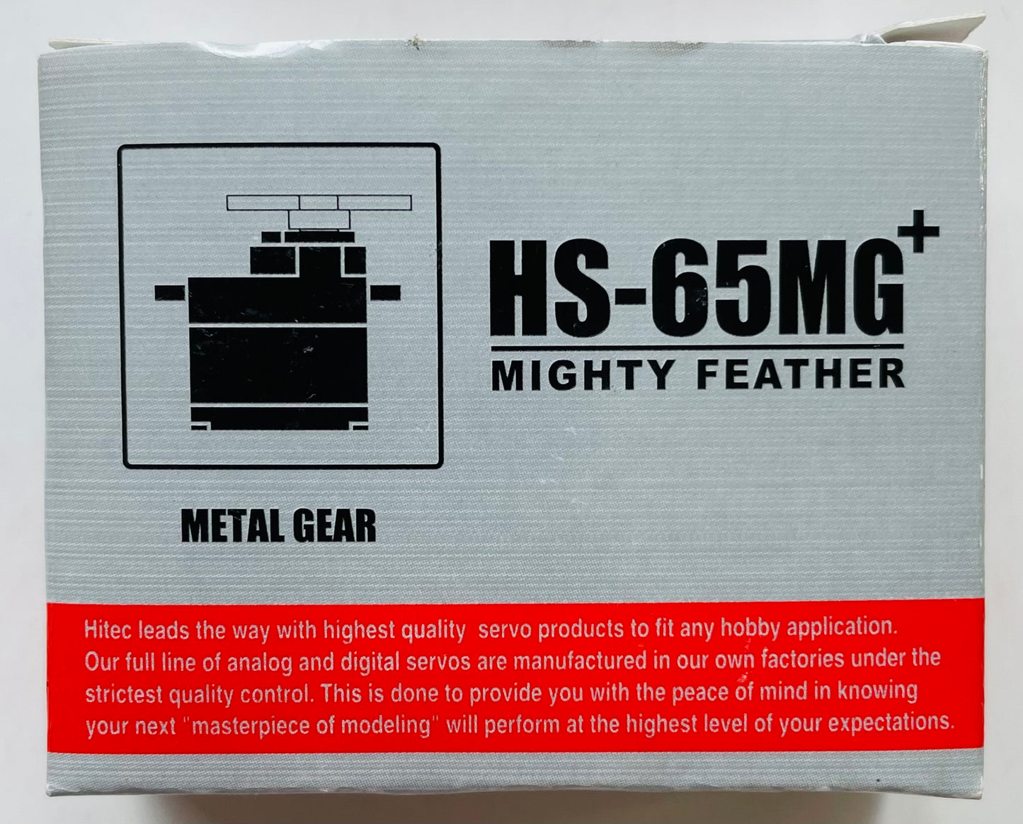 Hitec HS-65MG+ Mighty Metal Gear Feather Servo #32065