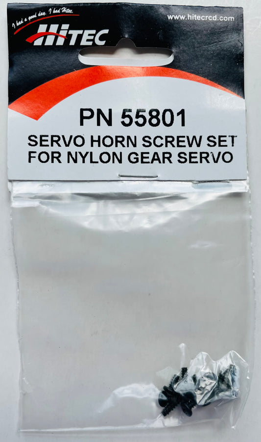 Hitec Nylon Gear Servo Horn Screw Set 55801