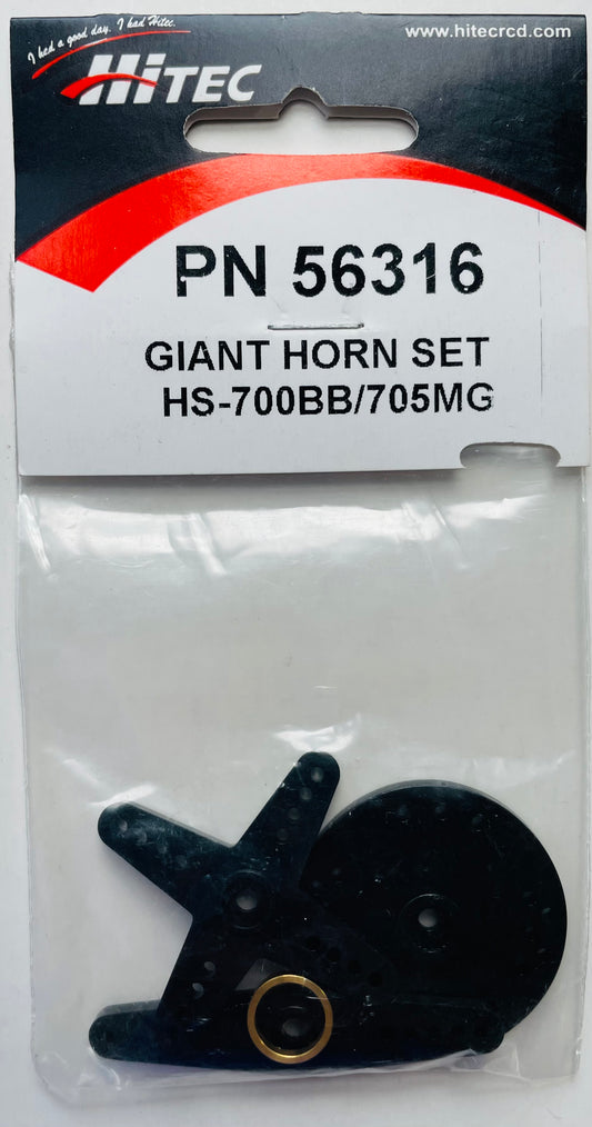 Hitec Black HS-700BB/705MG Giant Horn Set 56316