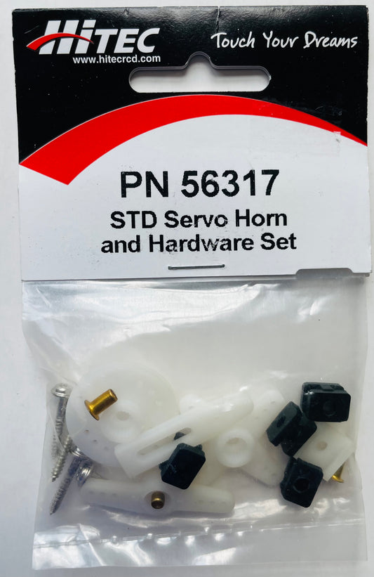 Hitec STD Servo Horn and Hardware Set 56317