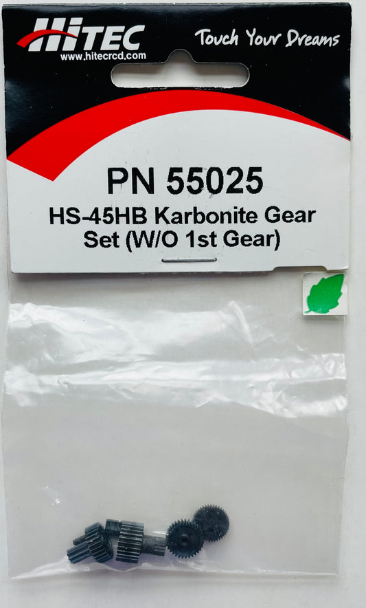 Hitec HS-45HB Karbonite Gear Set (W/O 1st Gear) 55025