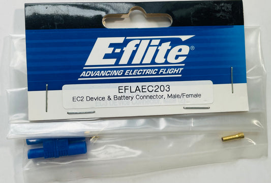 E-Flite EC2 Device & Battery Connector (Male & Female) EFLAEC203