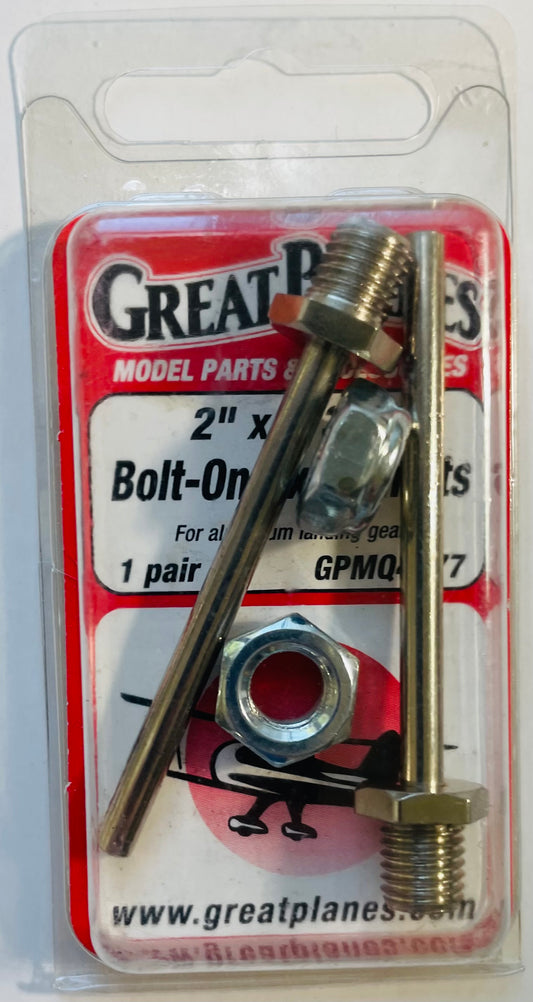 Great Planes 2" x 5/32 Bolt-On Axle Shafts GPMQ4277