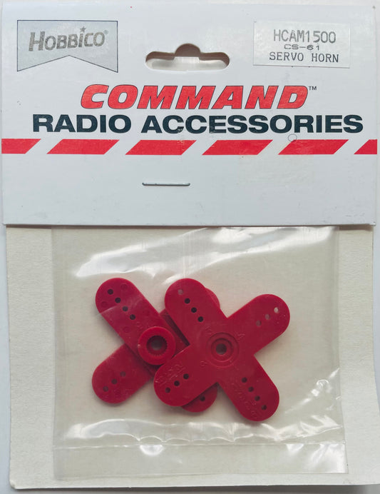 Command Red Servo Horn HCAM1500