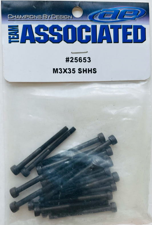 Team Associated M3 x 35 SHCS Screws (20) 25653