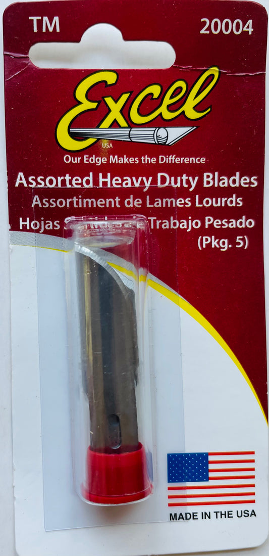 Excel Assorted Heavy Duty Blades (5) 20004