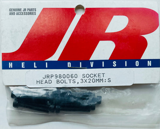 JR 3 x 20mm Socket Head Bolts (10) JRP980060