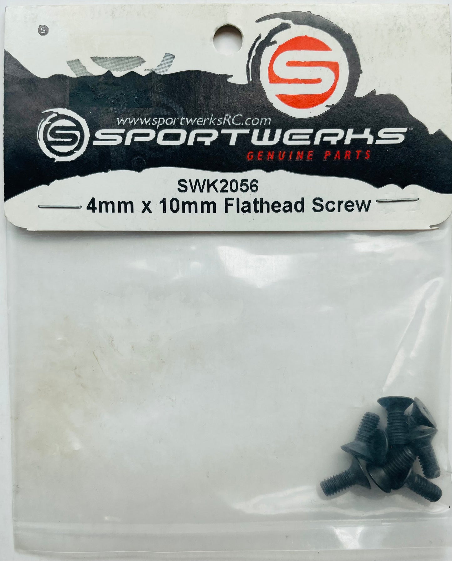 Sportwerks 4mm x 10mm Flathead Screws (8) SWK2056