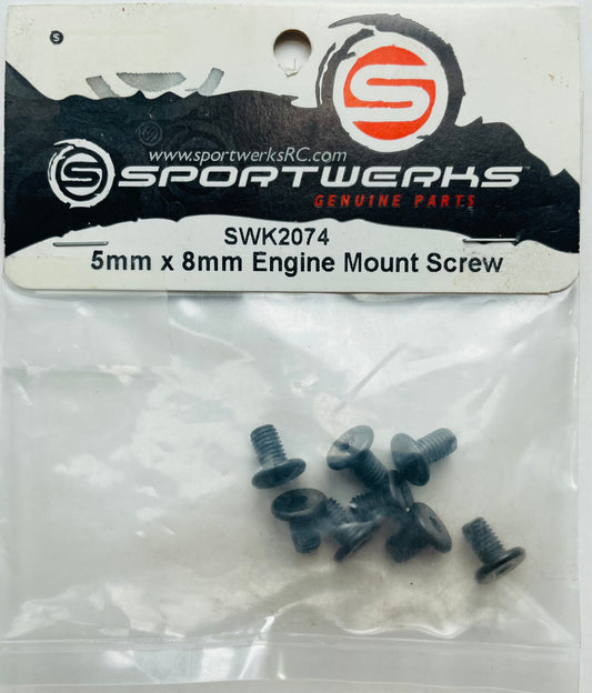 Sportwerks 5mm x 8mm Engine Mount Screws (8pcs) SWK2074