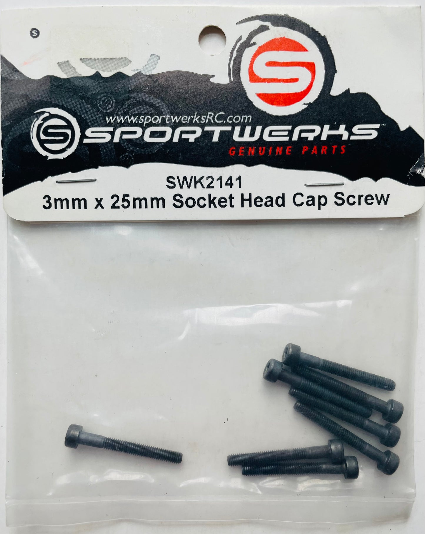 Sportwerks 3mm x 25mm Socket Head Cap Screws (8pcs) SWK2141