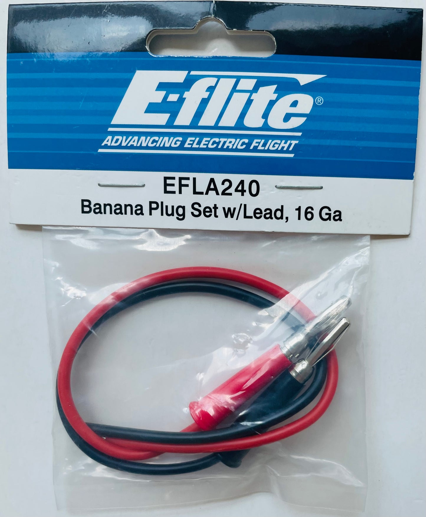 E-Flite 16GA Banana Plug Set w/Lead EFLA240