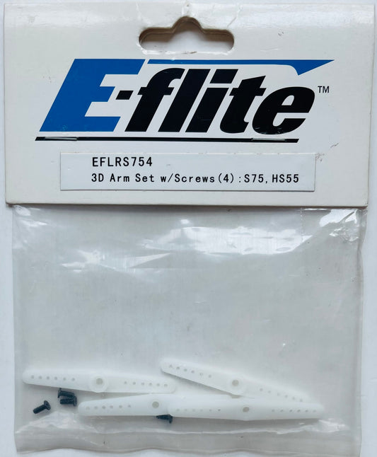 E-Flite 3D Arm Set w/ Screws (4): S75, HS55 EFLRS754