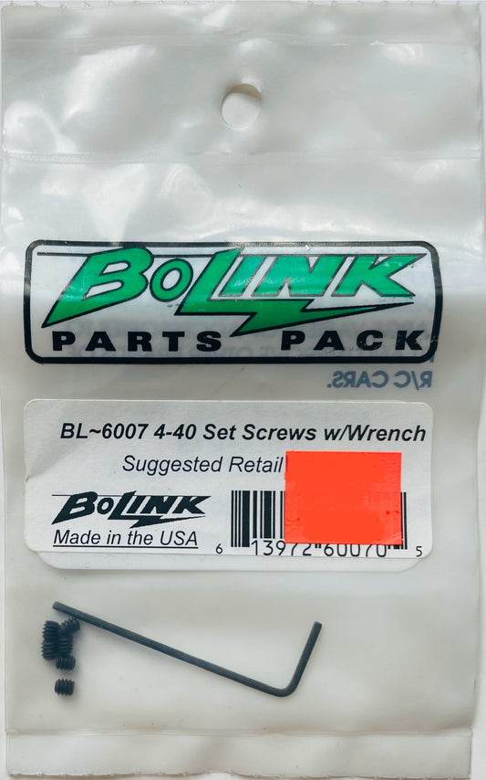 BoLink 4-40 Set Screws w/ Wrench BL-6007