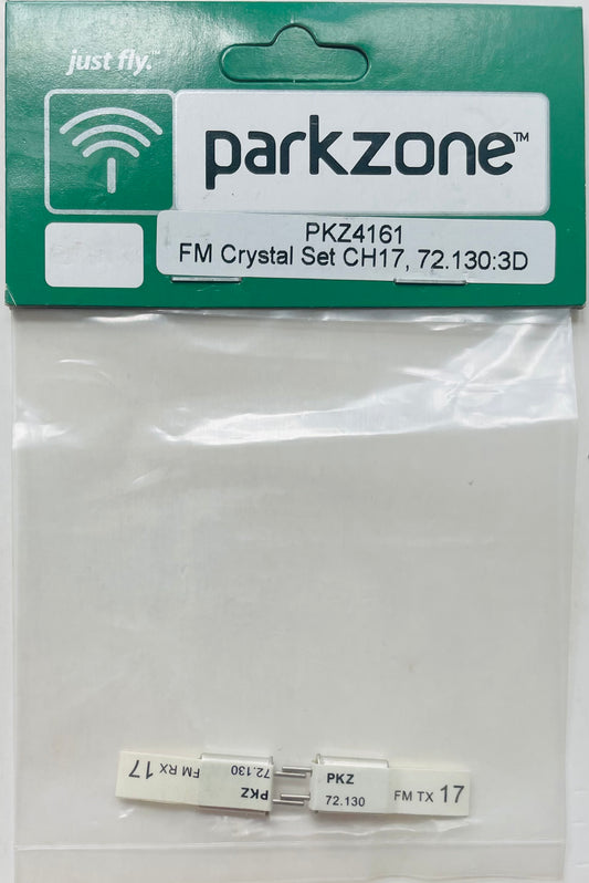 ParkZone 72.130MHz 3D FM Crystal Set (Ch. 17) PKZ4161