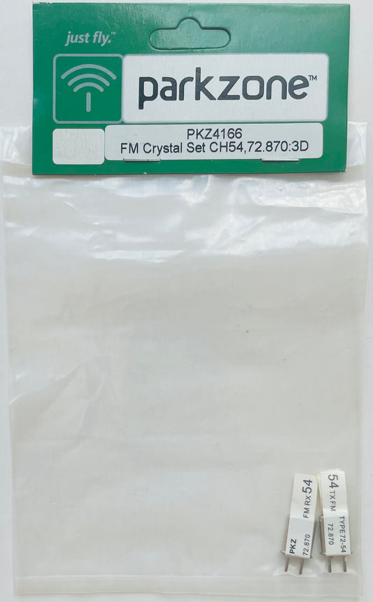 ParkZone 72.870MHz 3D FM Crystal Set (Ch. 54) PKZ4166