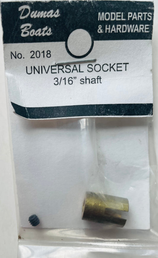Dumas Boats Universal Socket for 3/16" Shaft #2018