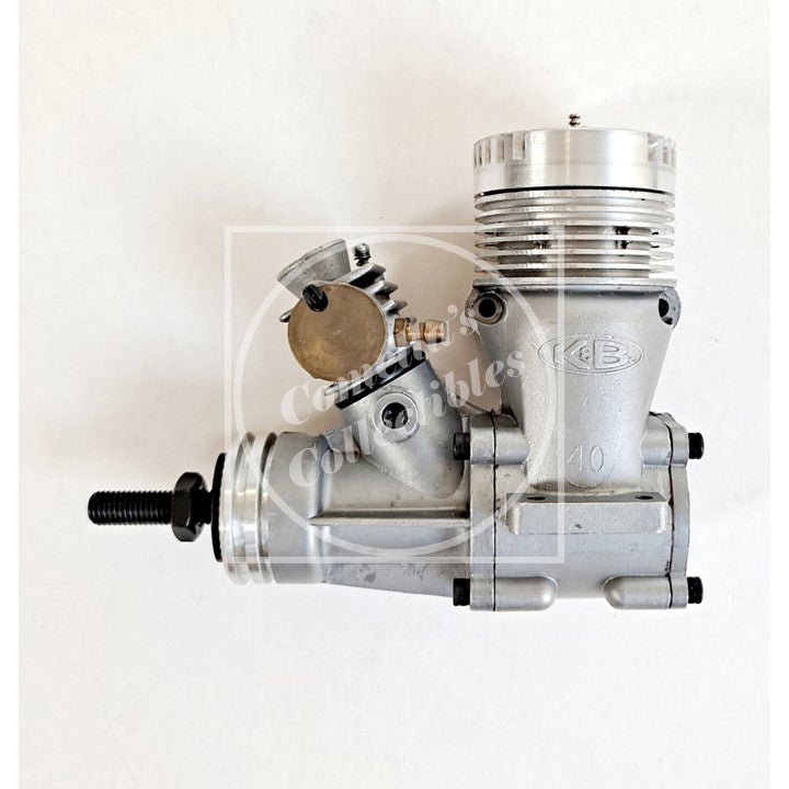 Vintage NOS NIB K&B .40 RC Front Rotor Nitro Engine w/ K&B Carb & Silencer #4011