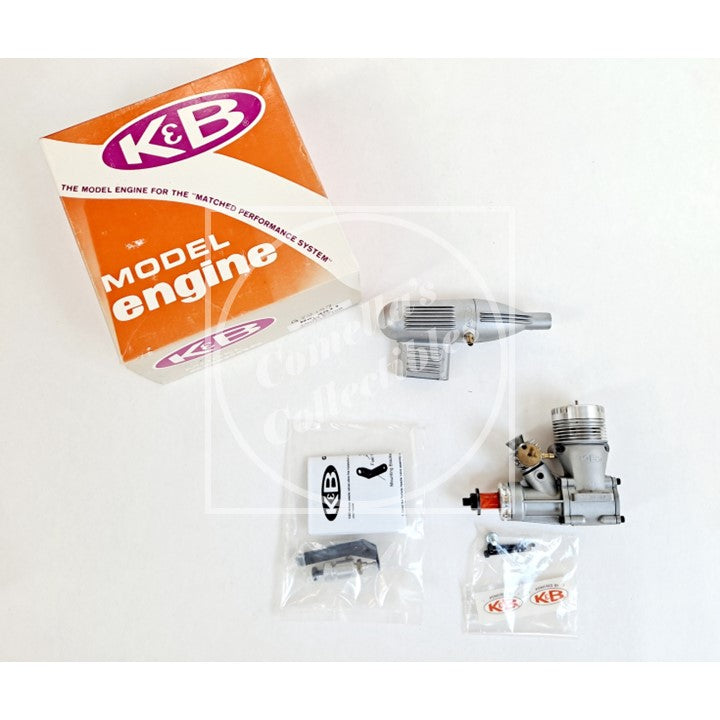 Vintage NOS NIB K&B .40 RC Front Rotor Nitro Engine w/ K&B Carb & Silencer #4011