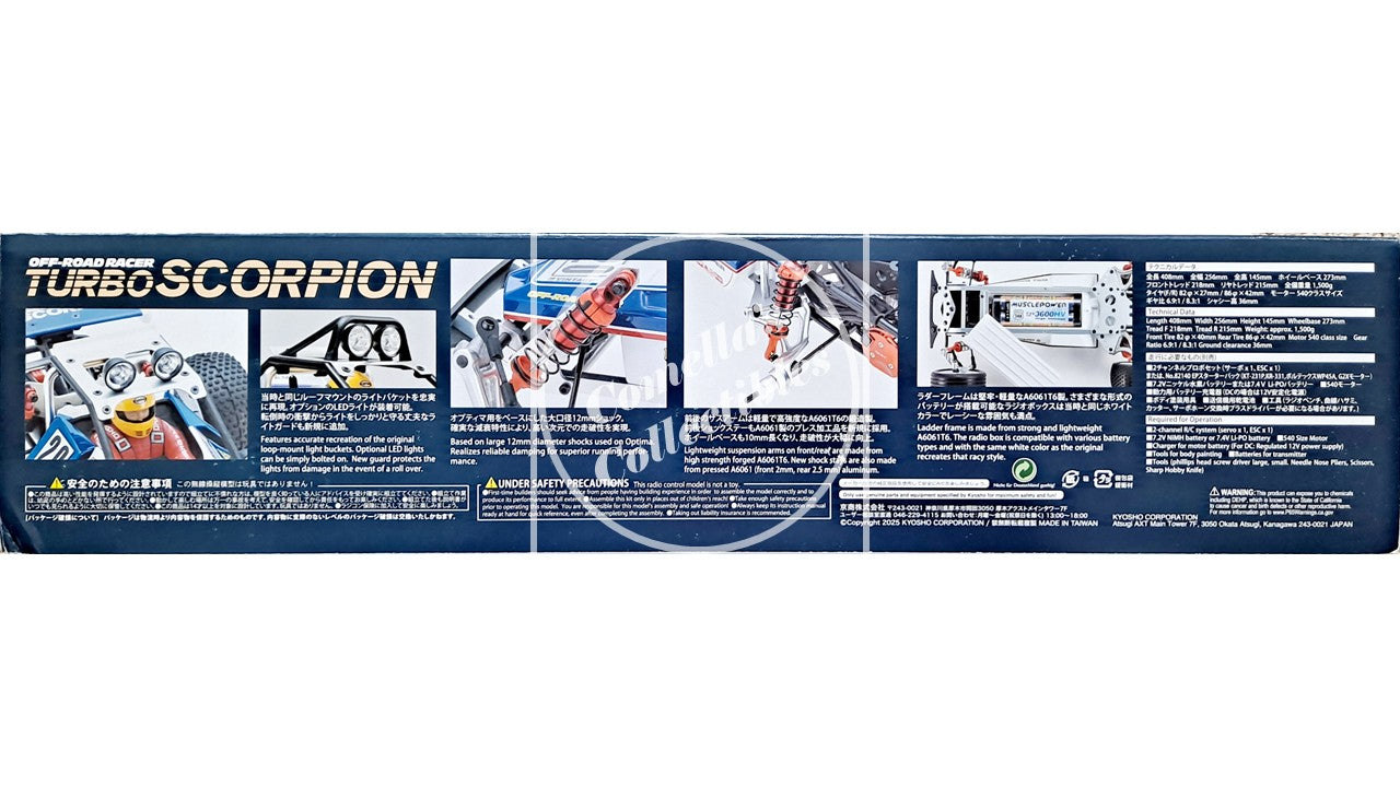 Kyosho 30616D Turbo Scorpion 1/10 EP 2WD Buggy Kit