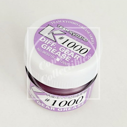 Jar of diff gear grease with purple label on a white background