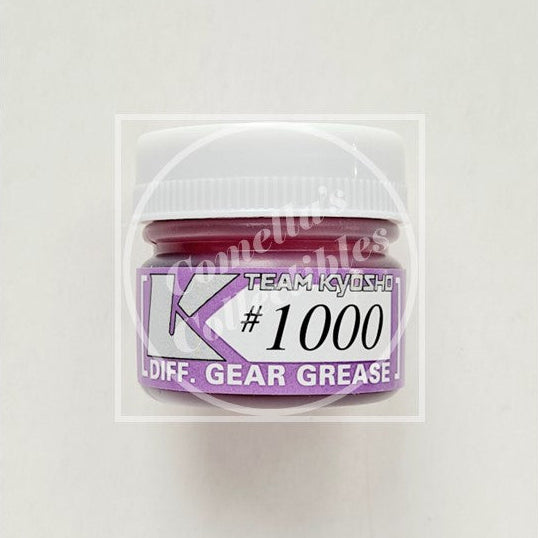 Jar of gear grease with 'Team Kyosho' branding on a white background