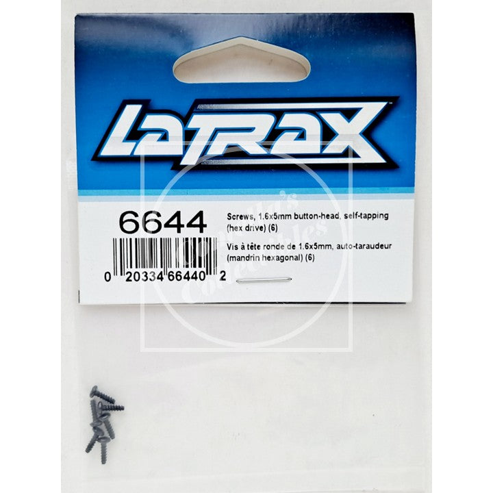 LaTrax® 6644 Alias 1.6 x 5mm Self Tapping Screw (6 pcs)