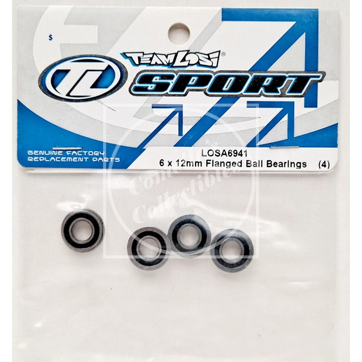 Team Losi 6 x 12mm Flanged Ball Bearing (4 pcs) LOSA6941