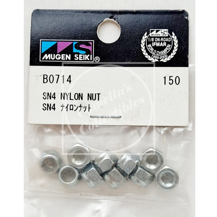 Mugen Seiki B0714 SN4 Nylon Lock Nut (10 pcs)