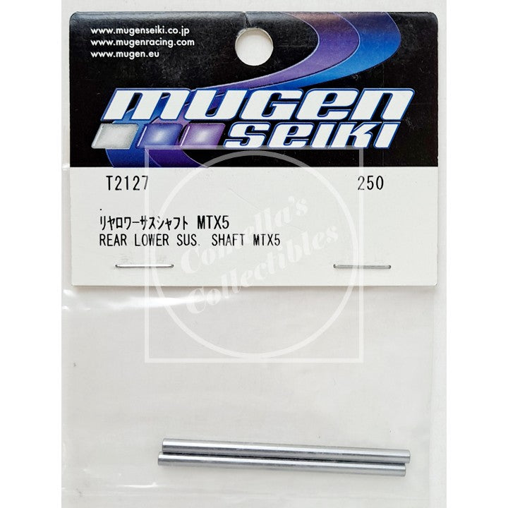Mugen Seiki T2127 Rear Lower Suspension Shaft (2 pcs) for MTX5 and MTX6